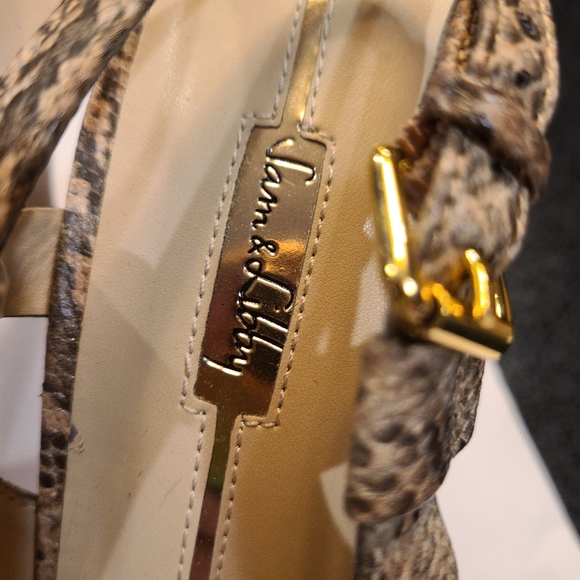 NEW Sam & Libby Snakeprint Sling Back Heels size 9 - Picture 9 of 10